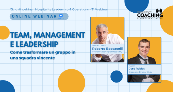 Team, management e leadership come trasformare un gruppo in una squadra vincente - webinar